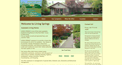 Desktop Screenshot of livingspringshome.com